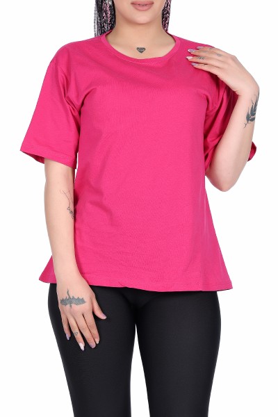 Pembe Oversize Tişört 11030