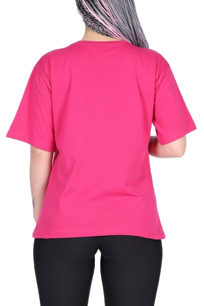 Pembe Oversize Tişört 11030