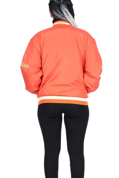 Turuncu R Athletic Bomber Ceket 10606